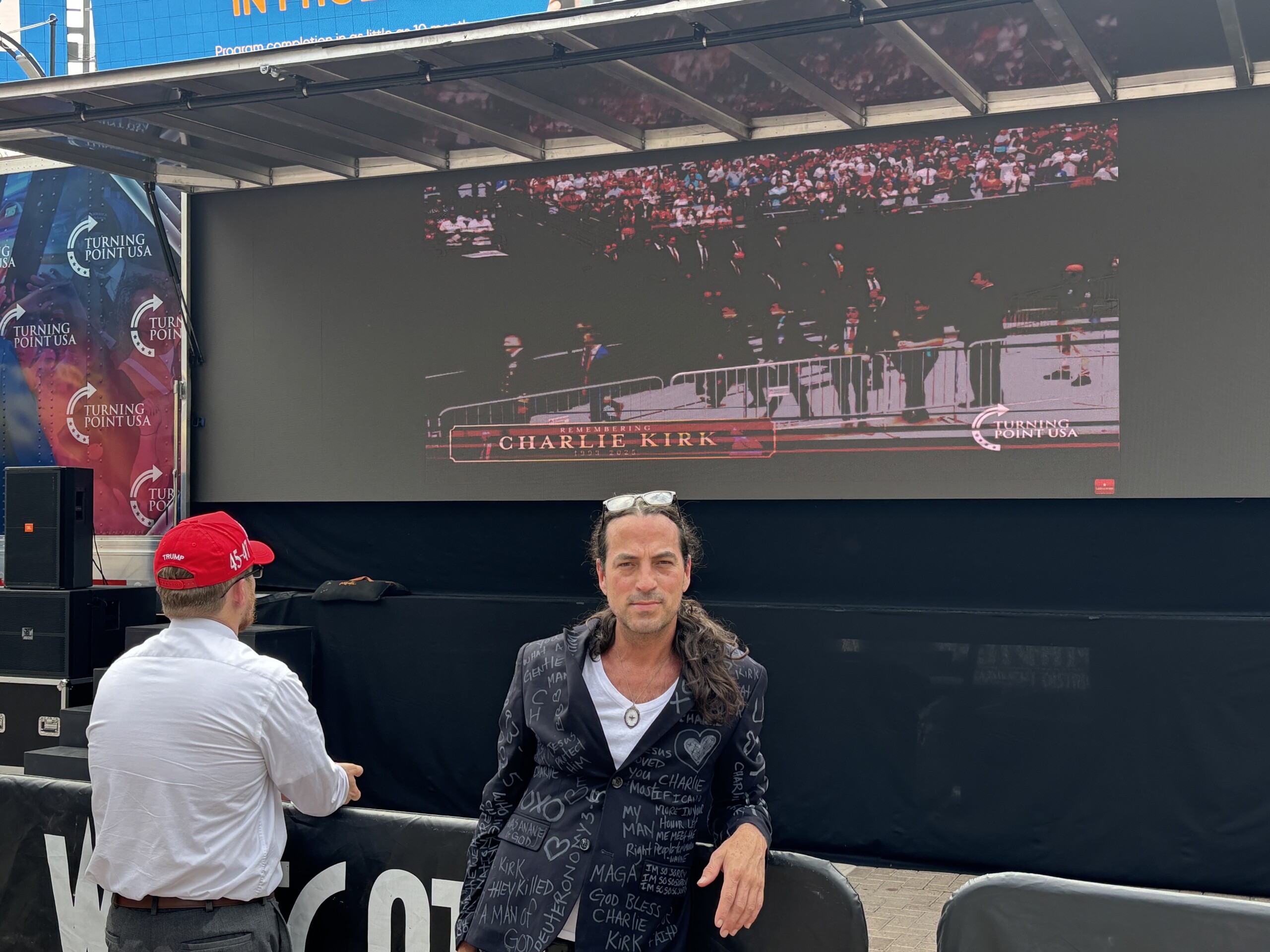 Wilmington man speaks about attending Charlie Kirk's memorial service in Arizona