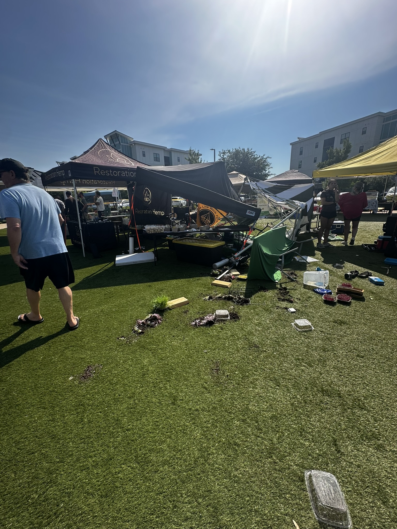 Car crashes into Wilmington Farmers Market and struck multiple individuals